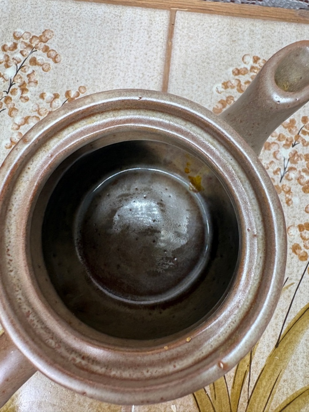 Vintage Stoneware Teapot | Tundra Canada Drip Glaze - Picture 8 of 10